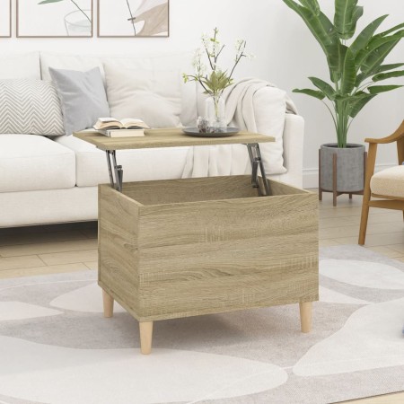 Sonoma oak plywood coffee table 60x44.5x45 cm by vidaXL, Coffee table - Ref: Foro24-819567, Price: 68,69 €, Discount: %