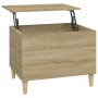 Sonoma oak plywood coffee table 60x44.5x45 cm by vidaXL, Coffee table - Ref: Foro24-819567, Price: 68,69 €, Discount: %