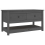 Mesa de centro de madera maciza de pino gris 102x49x55 cm de vidaXL, Mesas de centro - Ref: Foro24-820923, Precio: 124,73 €, ...