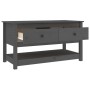 Mesa de centro de madera maciza de pino gris 102x49x55 cm de vidaXL, Mesas de centro - Ref: Foro24-820923, Precio: 124,73 €, ...