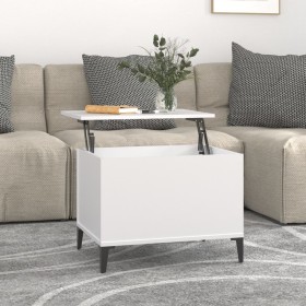 Couchtisch aus Sperrholz weiß 60x44,5x45 cm von vidaXL, Couchtisch - Ref: Foro24-819572, Preis: 58,99 €, Rabatt: %