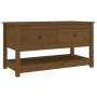 Mesa de centro madera maciza de pino marrón miel 102x49x55 cm de vidaXL, Mesas de centro - Ref: Foro24-820924, Precio: 97,61 ...