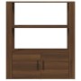 Aparador de madera contrachapada marrón roble 80x30x90 cm de vidaXL, Aparadores - Ref: Foro24-819467, Precio: 71,12 €, Descue...