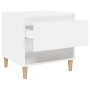 Bedside tables 2 pcs white plywood 50x46x50 cm by vidaXL, Nightstands - Ref: Foro24-819533, Price: 62,28 €, Discount: %