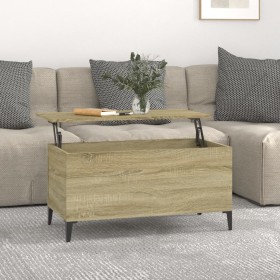 Oak Sonoma plywood coffee table 90x44.5x45 cm by vidaXL, Coffee table - Ref: Foro24-819591, Price: 68,45 €, Discount: %