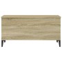 Mesa de centro madera contrachapada roble Sonoma 90x44,5x45 cm de vidaXL, Mesas de centro - Ref: Foro24-819591, Precio: 68,99...