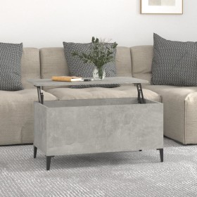 Couchtisch aus betongrauem Sperrholz, 90 x 44,5 x 45 cm von vidaXL, Couchtisch - Ref: Foro24-819592, Preis: 68,99 €, Rabatt: %