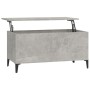 Concrete gray plywood coffee table 90x44.5x45 cm by vidaXL, Coffee table - Ref: Foro24-819592, Price: 68,99 €, Discount: %