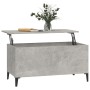 Concrete gray plywood coffee table 90x44.5x45 cm by vidaXL, Coffee table - Ref: Foro24-819592, Price: 68,99 €, Discount: %