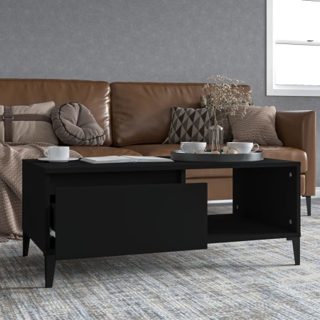 Black plywood coffee table 90x50x36.5 cm by vidaXL, Coffee table - Ref: Foro24-821053, Price: 49,50 €, Discount: %