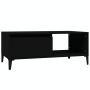 Black plywood coffee table 90x50x36.5 cm by vidaXL, Coffee table - Ref: Foro24-821053, Price: 49,50 €, Discount: %