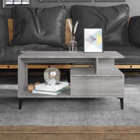 Sonoma gray plywood coffee table 90x49x45 cm by vidaXL, Coffee table - Ref: Foro24-819626, Price: 86,65 €, Discount: %