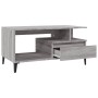 Sonoma gray plywood coffee table 90x49x45 cm by vidaXL, Coffee table - Ref: Foro24-819626, Price: 82,99 €, Discount: %