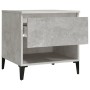 Side tables 2 units concrete gray plywood 50x46x50 cm by vidaXL, Side tables - Ref: Foro24-819557, Price: 87,99 €, Discount: %