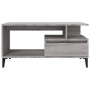 Sonoma gray plywood coffee table 90x49x45 cm by vidaXL, Coffee table - Ref: Foro24-819626, Price: 82,99 €, Discount: %