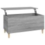 Mesa de centro madera contrachapada gris Sonoma 90x44,5x45 cm de vidaXL, Mesas de centro - Ref: Foro24-819586, Precio: 70,65 ...