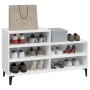 Mueble zapatero madera contrachapada blanco brillo 102x36x60 cm de vidaXL, Zapateros y organizadores de calzado - Ref: Foro24...