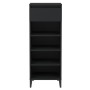 Black plywood shoe cabinet 40x36x105 cm by vidaXL, Shoe racks and shoe organizers - Ref: Foro24-819781, Price: 77,99 €, Disco...