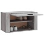 Sonoma grau Kiefer Holz Wandschuhschrank 70x35x38 cm von vidaXL, Schuhregale und Schuhorganisatoren - Ref: Foro24-821018, Pre...