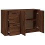 Oak brown plywood sideboard 100x33x59.5 cm by vidaXL, Sideboards - Ref: Foro24-821003, Price: 102,25 €, Discount: %