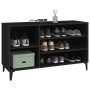 Black plywood shoe cabinet 102x36x60 cm by vidaXL, Shoe racks and shoe organizers - Ref: Foro24-819749, Price: 69,83 €, Disco...