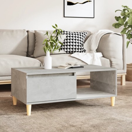 Concrete gray plywood coffee table 90x50x36.5 cm by vidaXL, Coffee table - Ref: Foro24-821048, Price: 44,20 €, Discount: %