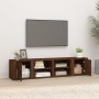 TV cabinet 2 units brown oak plywood 80x31.5x36cm by vidaXL, TV Furniture - Ref: Foro24-819451, Price: 72,88 €, Discount: %