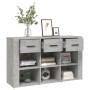 Concrete gray plywood sideboard 100x30x59.5 cm by vidaXL, Sideboards - Ref: Foro24-821008, Price: 86,36 €, Discount: %