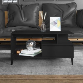 Mesa de centro madera contrachapada negro 90x49x45 cm de vidaXL, Mesas de centro - Ref: Foro24-819621, Precio: 84,99 €, Descu...