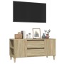 Mueble para TV madera contrachapada roble Sonoma 102x44,5x50 cm de vidaXL, Muebles TV - Ref: Foro24-819599, Precio: 80,08 €, ...