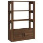 Aparador de madera contrachapada marrón roble 80x30x119,5 cm de vidaXL, Aparadores - Ref: Foro24-819475, Precio: 93,78 €, Des...