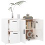 Glossy white plywood sideboard 100x33x59.5 cm by vidaXL, Sideboards - Ref: Foro24-820998, Price: 103,90 €, Discount: %