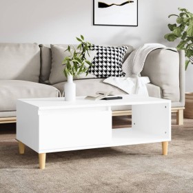 White plywood coffee table 90x50x36.5 cm by vidaXL, Coffee table - Ref: Foro24-821044, Price: 72,44 €, Discount: %