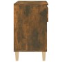 Smoked oak plywood shoe cabinet 70x36x60 cm by vidaXL, Shoe racks and shoe organizers - Ref: Foro24-819761, Price: 67,41 €, D...