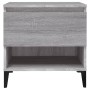 Mesa auxiliar de madera contrachapada gris Sonoma 50x46x50 cm de vidaXL, Mesas auxiliares - Ref: Foro24-819560, Precio: 52,72...