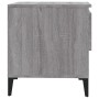 Mesa auxiliar de madera contrachapada gris Sonoma 50x46x50 cm de vidaXL, Mesas auxiliares - Ref: Foro24-819560, Precio: 52,72...