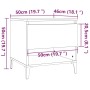 Sonoma-Beistelltisch aus grauem Sperrholz, 50 x 46 x 50 cm von vidaXL, Seitentische - Ref: Foro24-819560, Preis: 52,72 €, Rab...