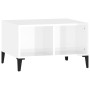 Glossy white plywood coffee table 60x50x36.5 cm by vidaXL, Coffee table - Ref: Foro24-821038, Price: 35,59 €, Discount: %