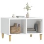 Mesa de centro madera contrachapada blanco 60x50x36,5 cm de vidaXL, Mesas de centro - Ref: Foro24-821028, Precio: 37,99 €, De...