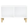 Mesa de centro madera contrachapada blanco 60x50x36,5 cm de vidaXL, Mesas de centro - Ref: Foro24-821028, Precio: 37,99 €, De...