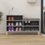 Mueble zapatero madera contrachapada gris Sonoma 102x36x60 cm de vidaXL, Zapateros y organizadores de calzado - Ref: Foro24-8...