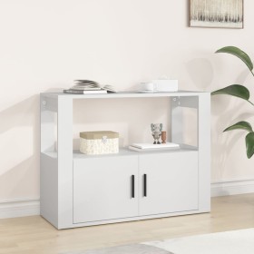 White plywood sideboard 80x30x60 cm by vidaXL, Sideboards - Ref: Foro24-819452, Price: 65,57 €, Discount: %