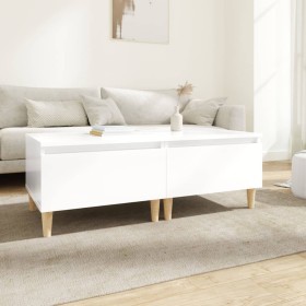 2 auxiliary tables plywood white gloss 50x46x35 cm by vidaXL, Side tables - Ref: Foro24-819505, Price: 51,96 €, Discount: %