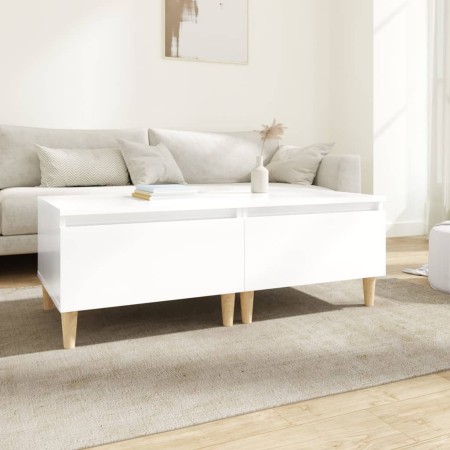 2 auxiliary tables plywood white gloss 50x46x35 cm by vidaXL, Side tables - Ref: Foro24-819505, Price: 51,99 €, Discount: %