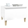 2 auxiliary tables plywood white gloss 50x46x35 cm by vidaXL, Side tables - Ref: Foro24-819505, Price: 51,99 €, Discount: %