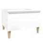 2 auxiliary tables plywood white gloss 50x46x35 cm by vidaXL, Side tables - Ref: Foro24-819505, Price: 51,99 €, Discount: %