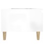 2 auxiliary tables plywood white gloss 50x46x35 cm by vidaXL, Side tables - Ref: Foro24-819505, Price: 51,99 €, Discount: %