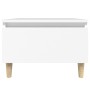 Mesas auxiliares 2 uds madera contrachapada blanco 50x46x35 cm de vidaXL, Mesas auxiliares - Ref: Foro24-819501, Precio: 49,9...