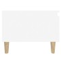 Mesas auxiliares 2 uds madera contrachapada blanco 50x46x35 cm de vidaXL, Mesas auxiliares - Ref: Foro24-819501, Precio: 49,9...