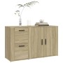 Oak Sonoma plywood sideboard 100x33x59.5 cm by vidaXL, Sideboards - Ref: Foro24-820999, Price: 103,37 €, Discount: %